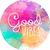 Painel redondo tema: GOOD VIBES - comprar online