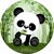 Painel redondo tema: PANDA - comprar online