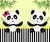 Imagem do Painel retangular tema: PANDA