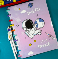 Caderno de Disco Astronauta - comprar online