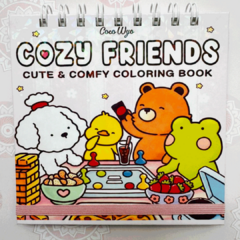 Livro de Colorir Cozy Friends inspired