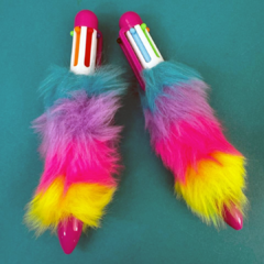 Caneta Fluffy 6 cores - comprar online