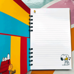 Caderno Snoopy na internet