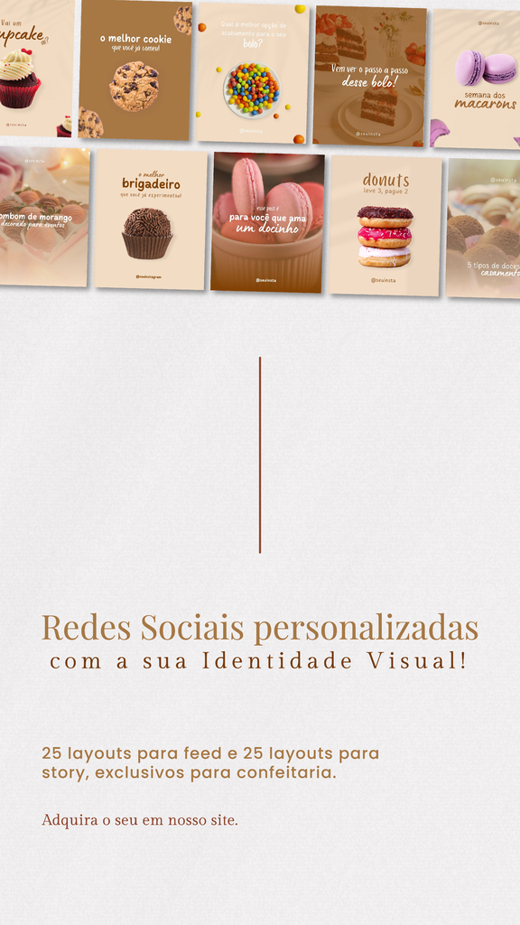 Template Editável Confeitaria Pack Canva 8814