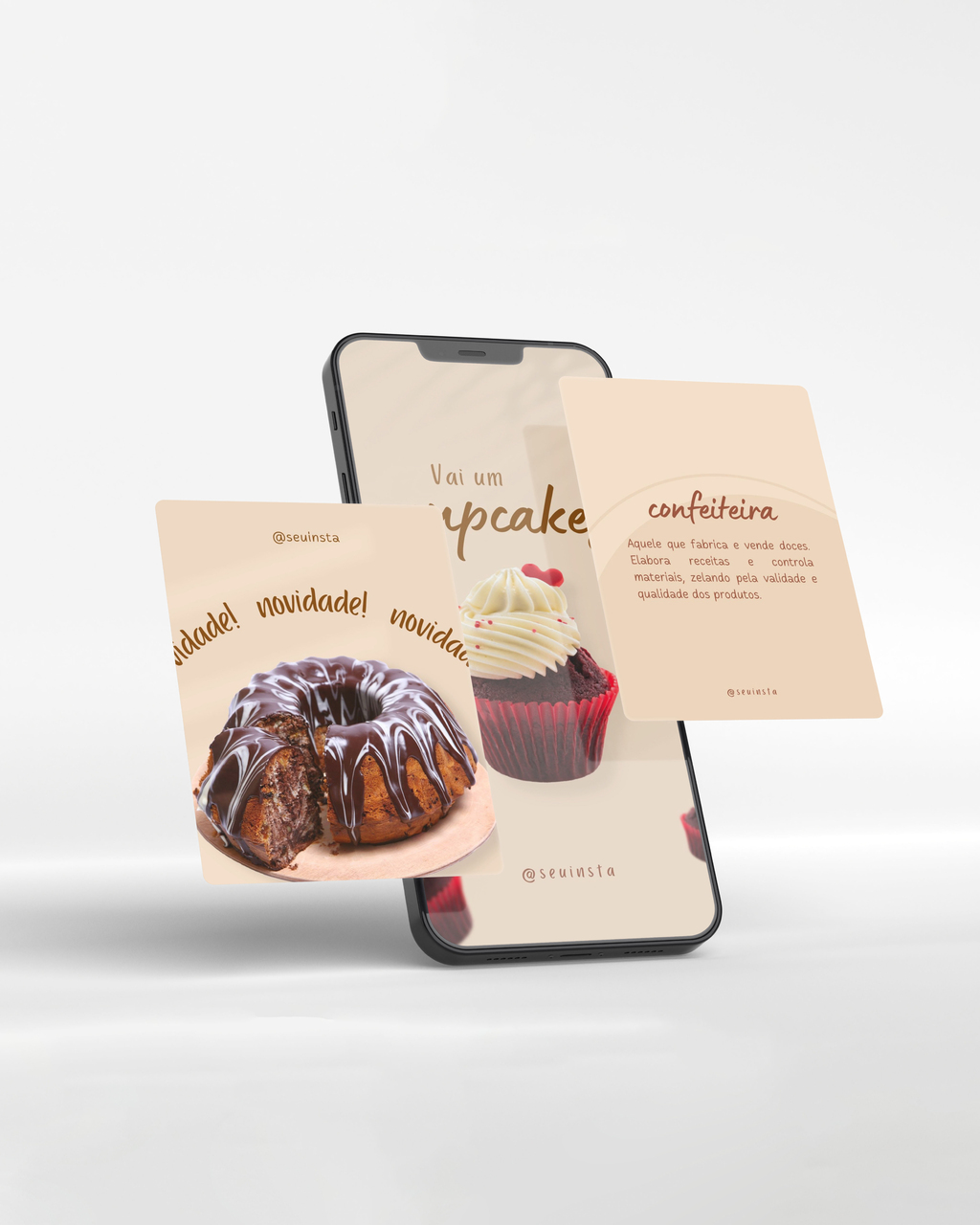 Template Editável | Confeitaria | Pack Canva