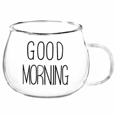 Xícara Vidro Borossilicato - Good Morning - comprar online