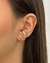 BRINCO EARHOOK 2 FILEIRAS LISAS