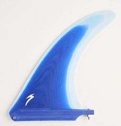 Quilha para prancha de surf monoquilha Super Fins - Single Fin 8" Progressiva - Cor azul - Material importado - Super Fins Quilhas de Surf