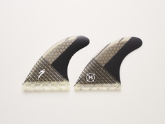 Triquilha Média (Medium) Carbono / Honeycomb - Encaixe similar Futures Fins - Para surfistas até 75 kg