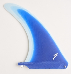 Quilha para prancha de surf monoquilha Super Fins - Single Fin 8" Progressiva - Cor azul - Material importado