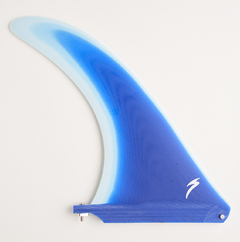 Imagem do Quilha para prancha de surf monoquilha Super Fins - Single Fin 9" Progressiva - Cor azul - Material importado