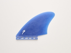 Quilha para prancha de surf biquilha modelo Keel Fin FK1 - Cor azul - Sistema Futures - Material importado na internet