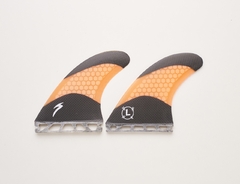 Triquilha Grande (Large) Carbono / Honeycomb - Encaixe similar Futures Fins - Para surfistas acima de 75 kg - comprar online