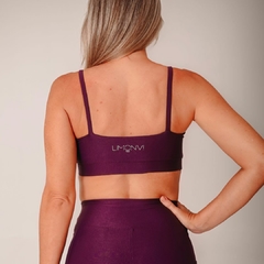 Top de Alça EMANA Dark Plum - comprar online