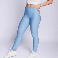 Legging UP Bolsos Azul Luna - LIMONV! SPORT