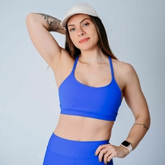 Top Stronger Azul Oceano - LIMONV! SPORT