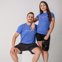 Camiseta Walk Azul Stripe na internet