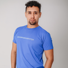 Camiseta Walk Azul Stripe - LIMONV! SPORT