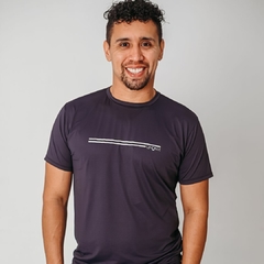 Camiseta Walk Preta Stripe