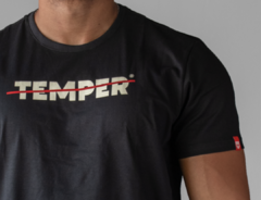 Camiseta Temper Curva - Preta - Temper