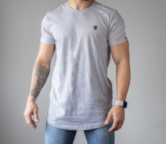 Camiseta Temper Curva - Cinza Mescla