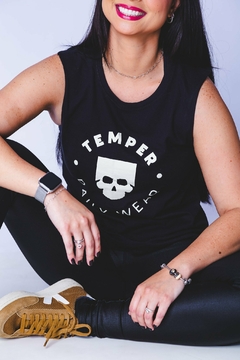 Regata Temper - Feminina preta