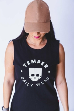 Regata Temper - Feminina preta - comprar online