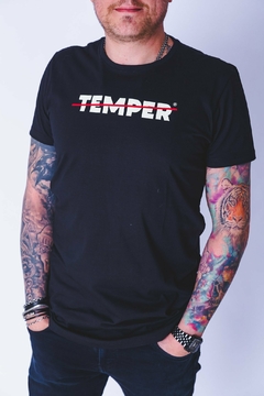 Camiseta Temper Curva - Preta