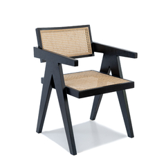 Silla Pierre Jeanneret Negra