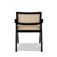 Silla Pierre Jeanneret Negra - ESTONIA MUEBLES