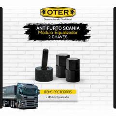 ANTIFURTO - MODULO EQUALIZADOR - 3D - SCANIA - APOS ANO 2019 NTG - COM 2 CHAVES SEGREDO - comprar online