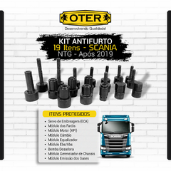 KIT ANTIFURTO MODULOS SCANIA NTG 2019 Á 2022 (cambio GR905) - 19 PEÇAS - 3D - comprar online