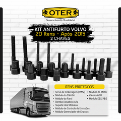 KIT ANTIFURTO MODULOS VOLVO 2015 Á 2021 - 20 PEÇAS - 3D - comprar online