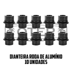 PORCA CENTRALIZADORA - MAN - TGX - TODOS - DIANTEIRA - RODA DE ALUMINIO - CHAVE 32 - 10 UNIDADES