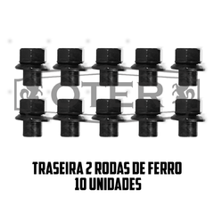 PORCA CENTRALIZADORA - FORD - 1113, 14, 17 - 1215,18 - 12814 -1119 atual - TRASEIRA - 2 RODAS DE FERRO - CHAVE 30 - 10 UNIDADES