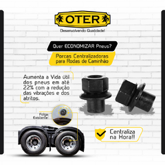 PORCA CENTRALIZADORA - VOLVO - VM - TRASEIRA - 2 RODAS DE FERRO - CHAVE 33 - 10 UNIDADES - comprar online