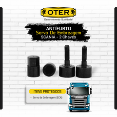 ANTIFURTO - SERVO DE EMBREAGEM ECA - 3D - SCANIA - TODOS COM CAMBIO AUTOMATIZADO - COM 2 CHAVES SEGREDO - comprar online