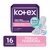 KOTEX TOALLAS FEMENINAS NOCTURNAS EXTRA PROTECCIÓN X 16 UND