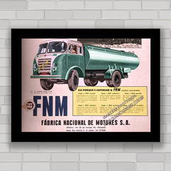 Quadro do caminhão antigo FNM Alfa Romeo