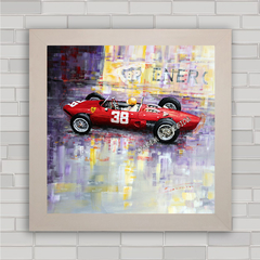 Quadro decorativo Ferrari 156 antiga Fórmula 1 .