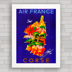 Quadro decorativo aviação antiga Air France .