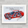Quadro decorativo carro antigo Alfa Romeo 33 .