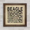 Quadro decorativo cachorrinho beagle