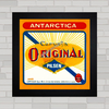 Quadro decorativo cerveja Antarctica Original .