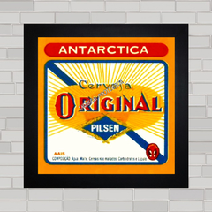 Quadro decorativo cerveja Antarctica Original .
