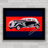 Quadro decorativo com propaganda do carro antigo Auburn .