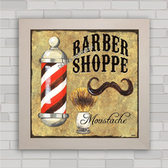 Quadro decorativo para barbearia e barber shop vintage .