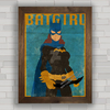 Quadro com pôster de super herói Marvel Batgirl .