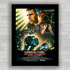 Quadro decorativo de cinema com pôster do filme Blade Runner .