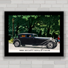 Quadro decorativo com pôster do carro antigo Bugatti Royale .